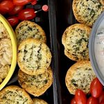 Cocktail dînatoire L'Estival - Tartinables houmous et crémeux de truite